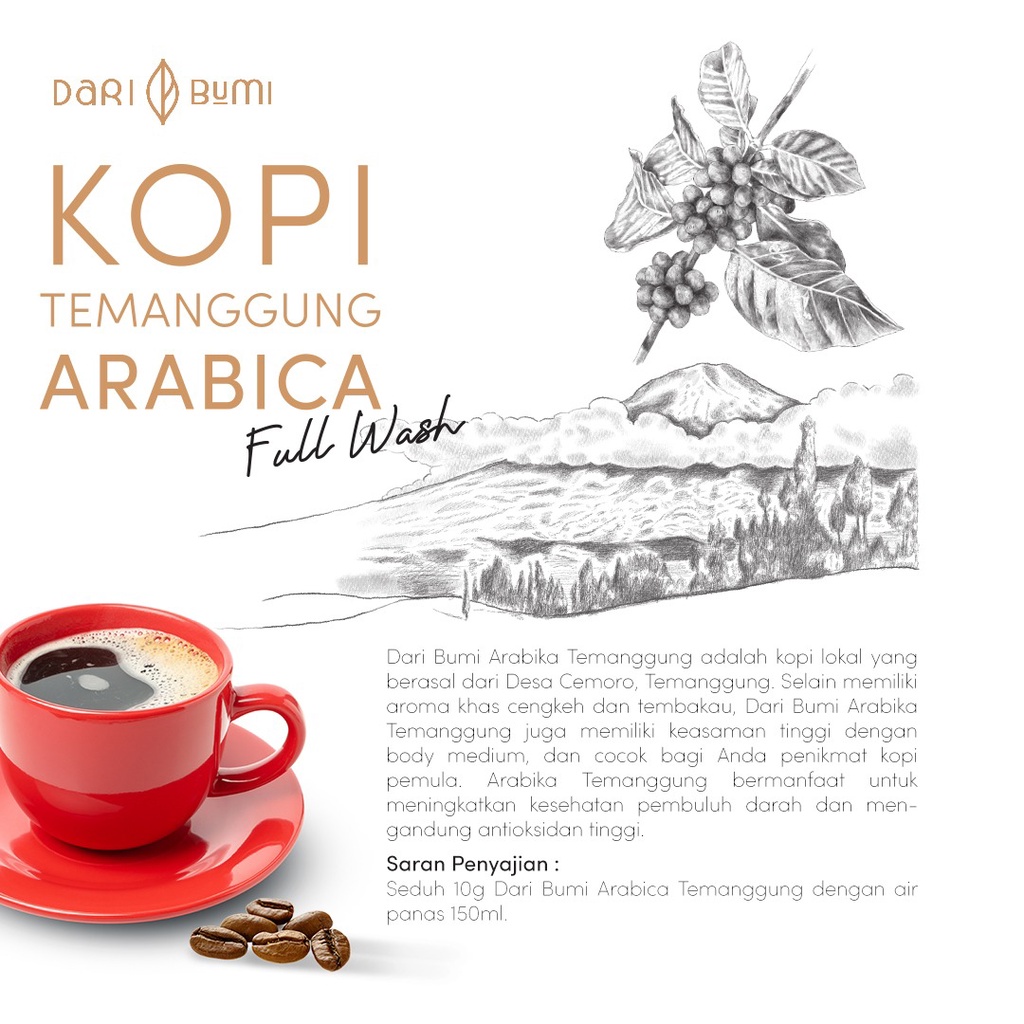 Kopi Robusta dan Arabica Daribumi | Ground Coffee Premium Quality