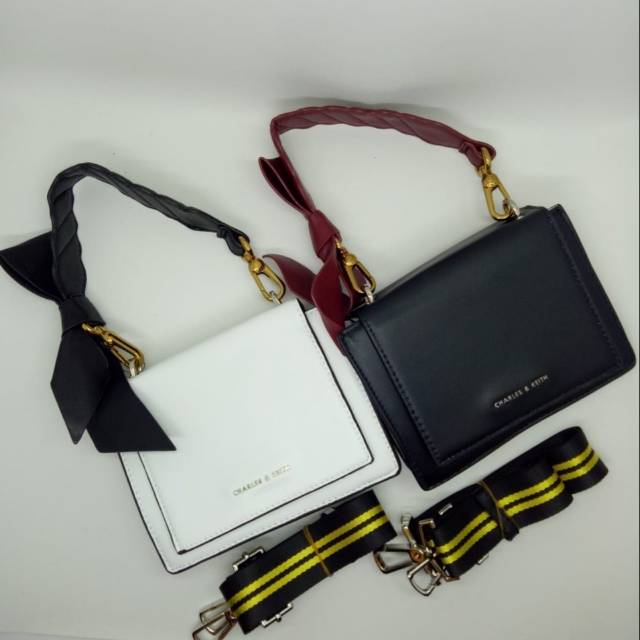 GBJ06 TAS CNK ORI IMPORT 2 TALI NYLOP STRAP CROSSBODY
