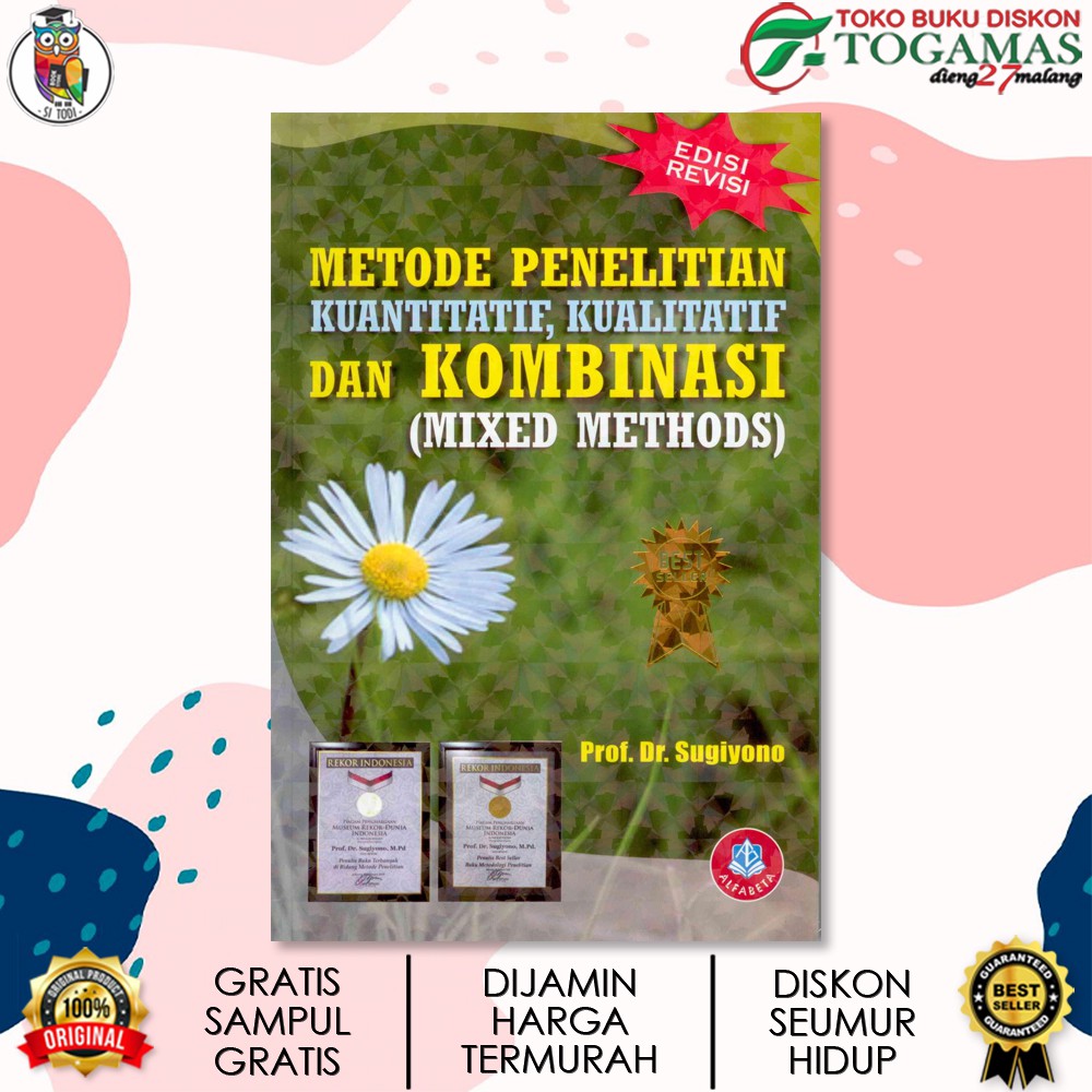 Jual METODE PENELITIAN KUANTITATIF KUALITATIF DAN KOMBINASI (MIXED ...