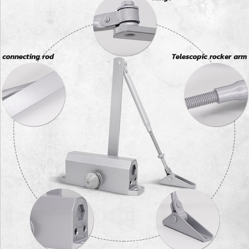 Alat Penutup Pintu Otomatis DOOR CLOSER Automatic Perlengkapan Tutup Pintu Kantor Kamar Matic Hold