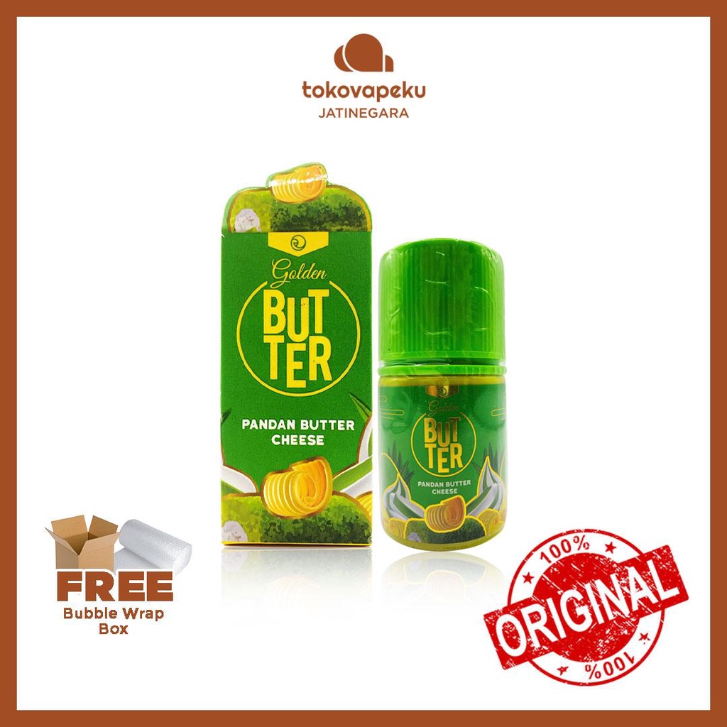 GOLDEN BUTTER V2 PANDAN BUTTER CHEESE 60ML ORI by VAPORKING