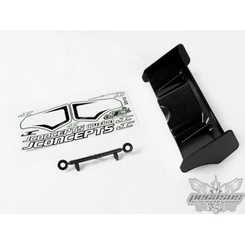 JConcepts Illuzion- 1/8th Buggy/Truggy wing, black #0113