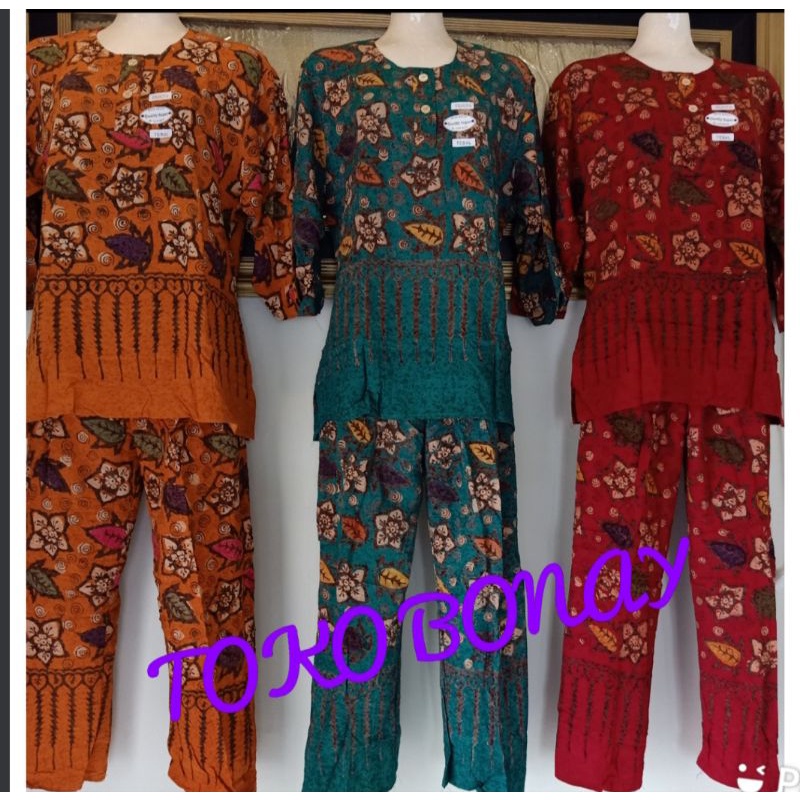 (*TokoBonay*)setelan Batik CP halusan batik cetak pekalongan