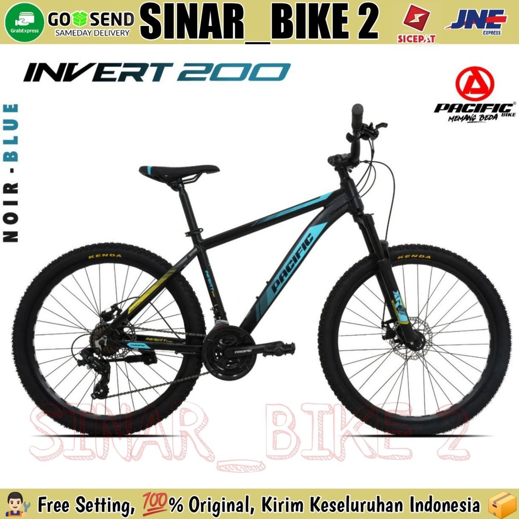 Sepeda Gunung 27,5 Inch MTB PACIFIC INVERT 200 Alloy 21 Speed Cakram