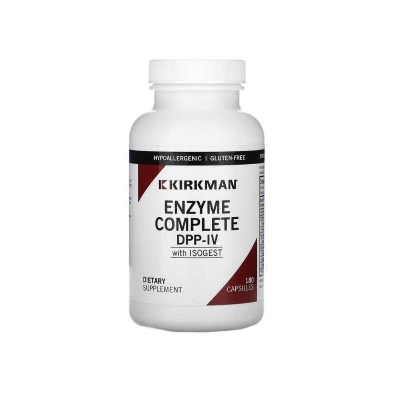 enzyme complete DPPIV with isogest 180capsules kirkman labs