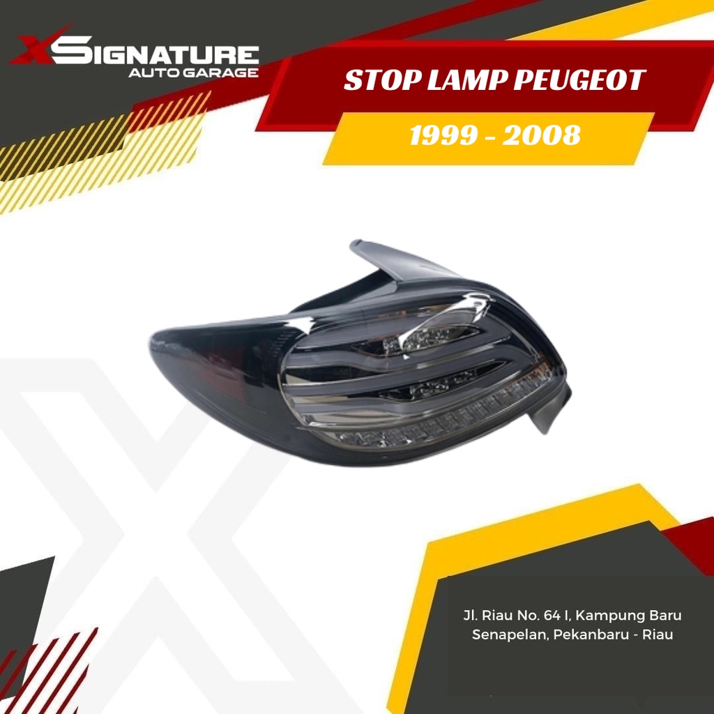 STOP LAMP PEUGEOT 206 LED BENZ STYLE SMOKE 1999 - 2008