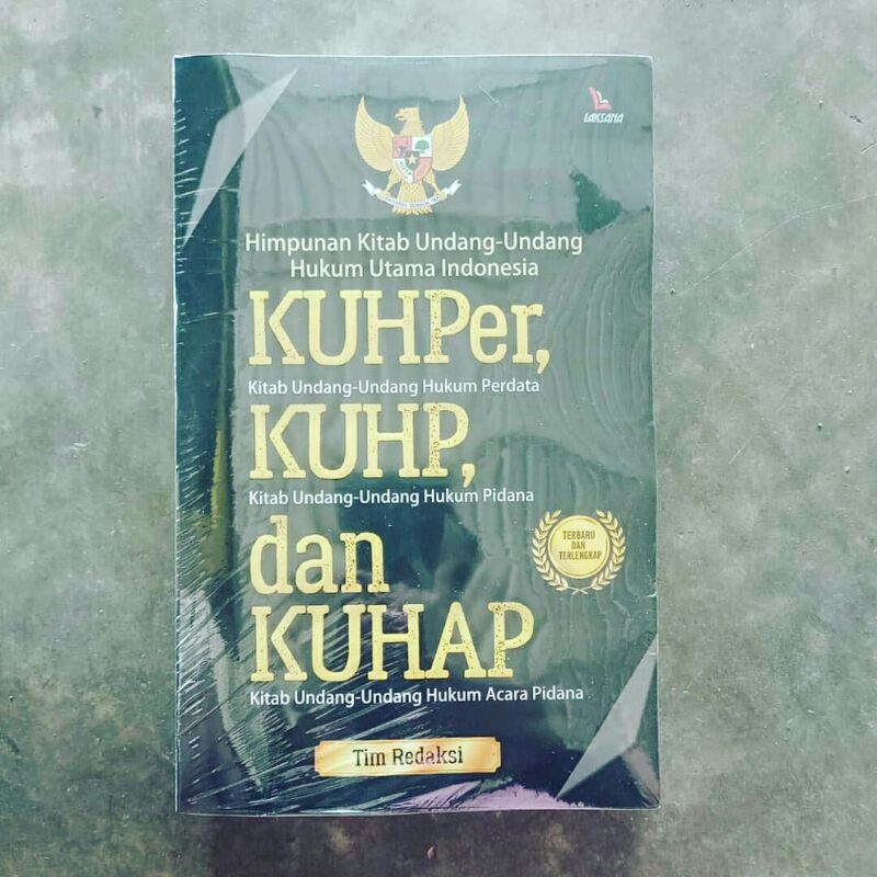 jual buku KUHPer. KUHP. dan KUHAP ori