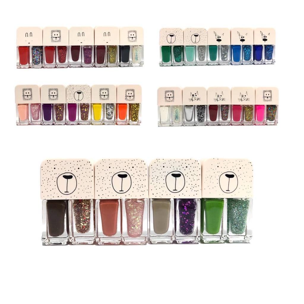 KUTEK 2IN1 KUTEK KOREA LUCU GEL NAIL POLISH  NOT PEEL OFF 24 Varian