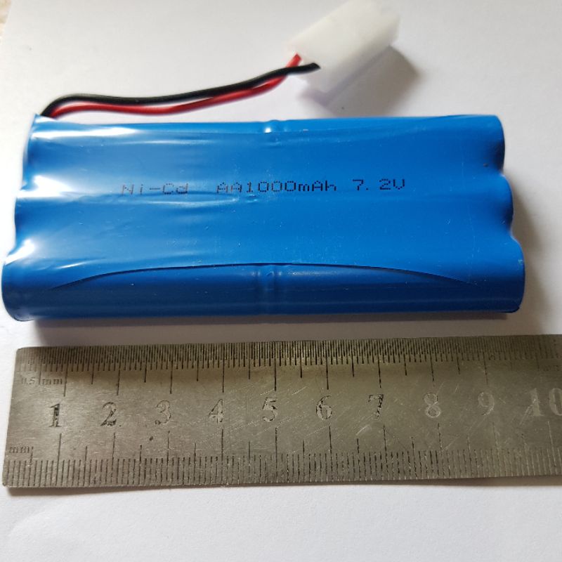 BATERAI MOBIL REMOT RC AA 1000MAH NI CD 7,2V / BATRE RC 7,2V 1000MAH