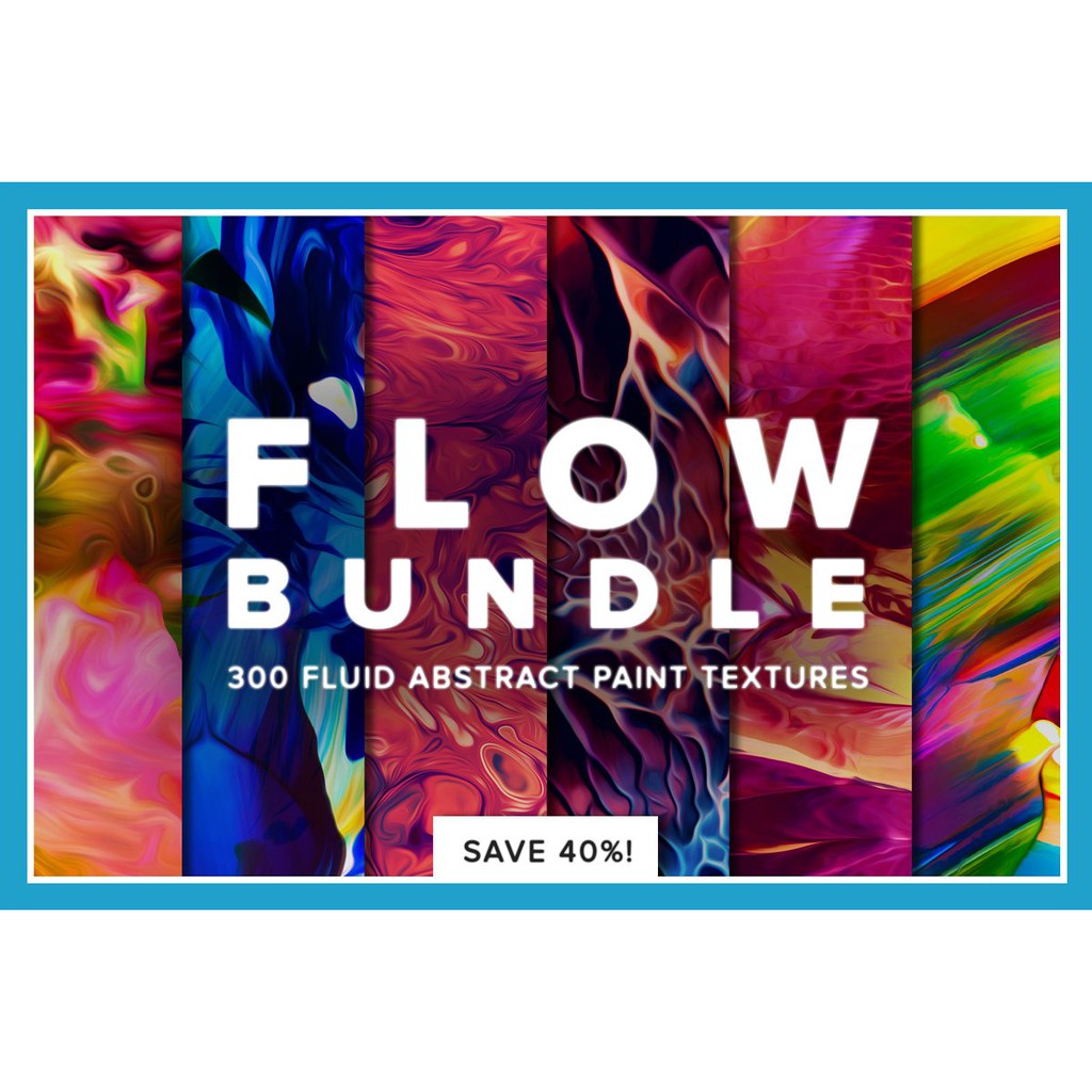 Flow Bundle 300 Fluid Paint Textures - JPEG Ultra HD