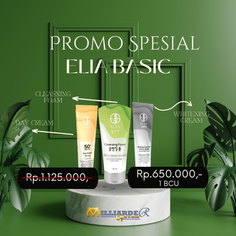 Elia skincare Moment asli 100 %menghilangkan jerawat dan flek hitam