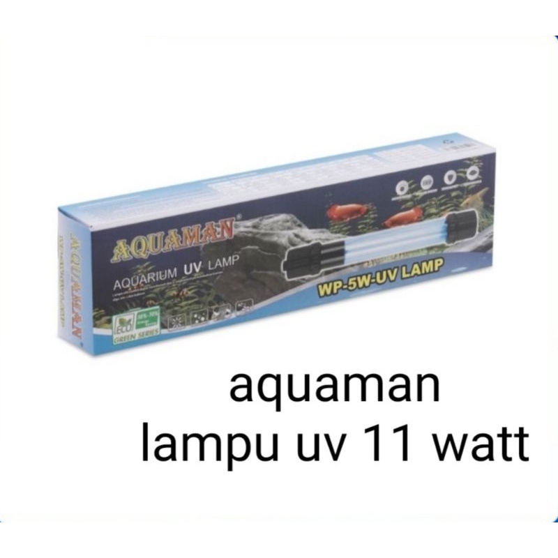 aquaman lampu uv celup aquarium kolam 11 watt