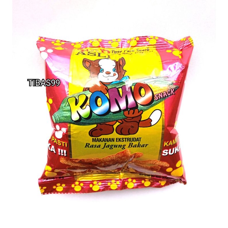 

Chiki KOMO Snack Rasa Jagung Bakar 8g Sachet isi 10pcs