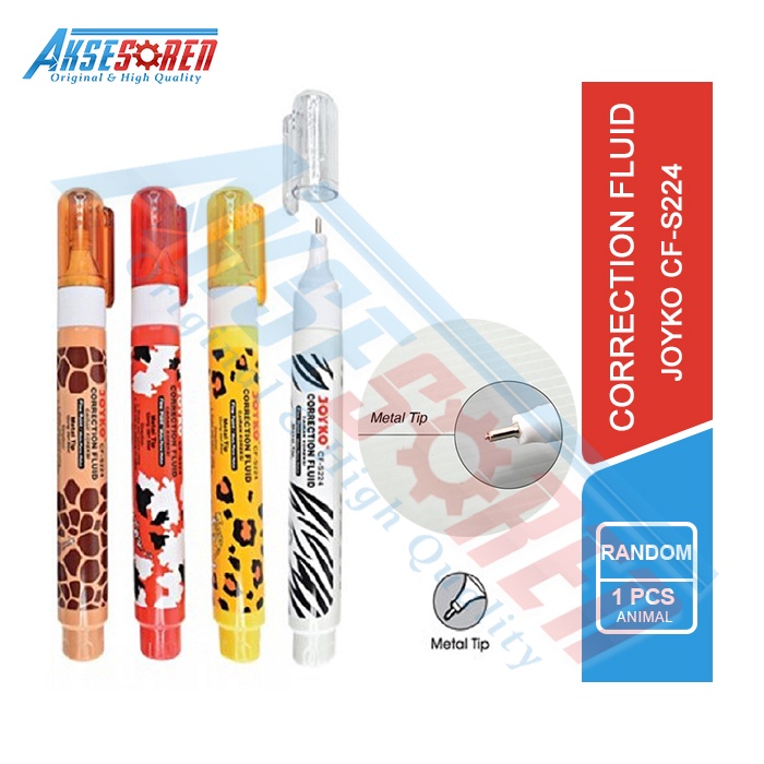 

Tip X Pen Fluid Joyko [CF-S224] / Ballpoint Pulpen Correction Tape Ex Cair