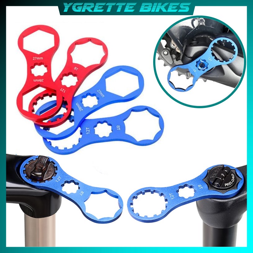 YGRETTE - MTB Bike Fork Shoulder Wrench Bicycle Front Fork Repair Tools For Suntour XCR XCT XCM RST 