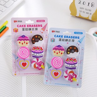 

Set 6 pcs Penghapus Cake Eraser