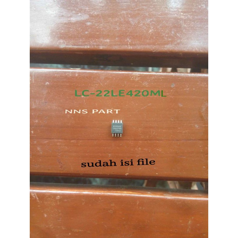 IC EEPROM - EPROM SPI FLASH TV LED SHARP LC-22LE420ML - LC22LE420ML