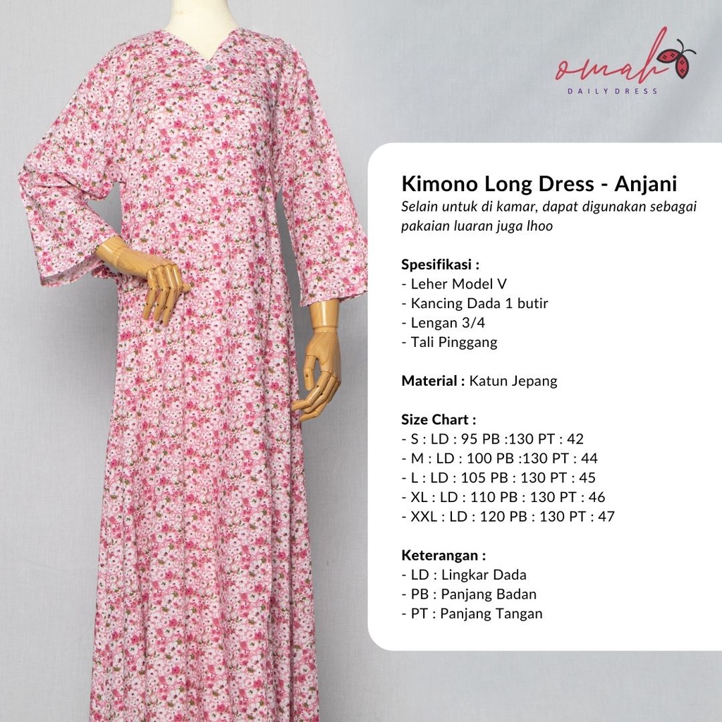 Kimono Long Dress Anjani