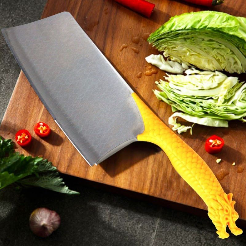 Pisau Daging Stainless Gagang Kepala Naga pisau daging Tebal