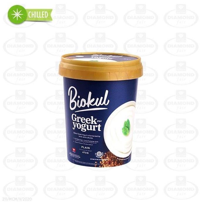 

(BISA COD) BIOKUL GREEK YOGURT PLAIN 473 GR KOMPLIT Kode 619