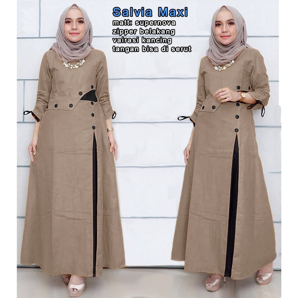 CTN Baju muslim maxi SALVIA best seller