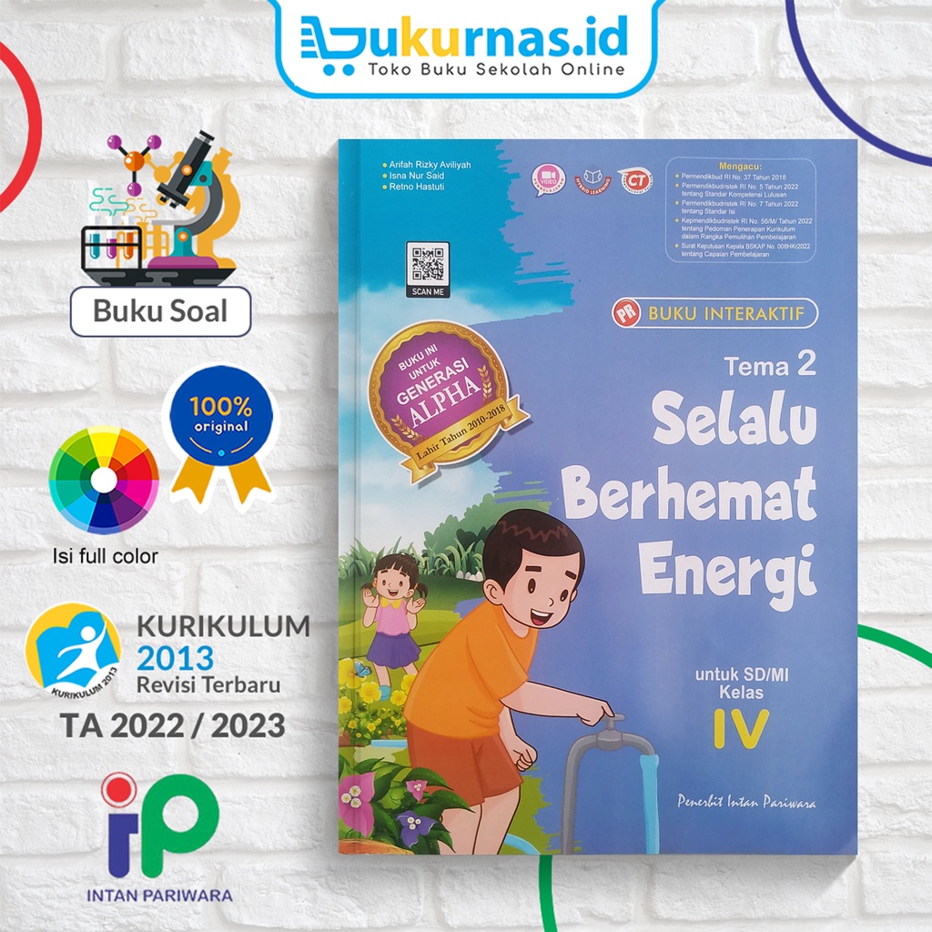 Buku PR Interaktif SD/MI Kelas 4 Tema 2 - Intan Pariwara