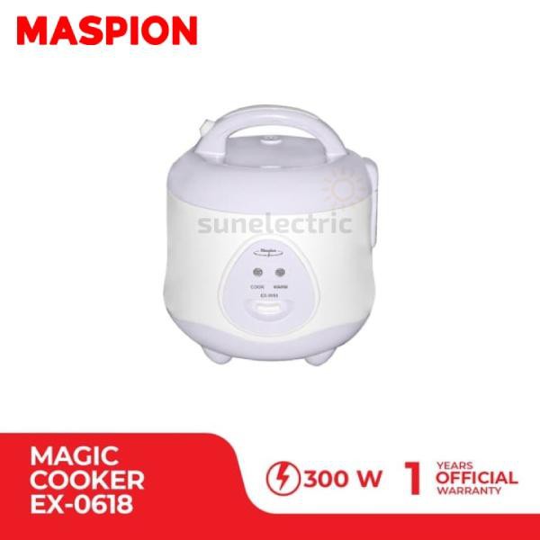 MASPION Rice Cooker 0.8 Liter EX 0618 / Magic Com - Garansi 1 Tahun