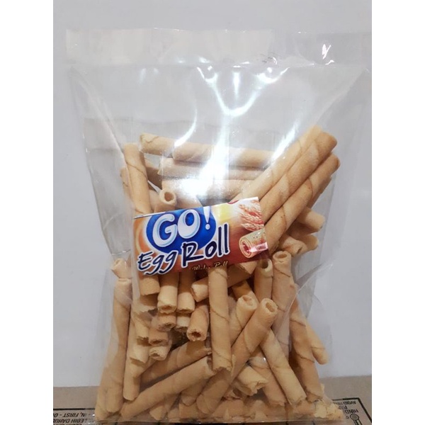 

Snack Kiloan Go Egg Roll 140gr