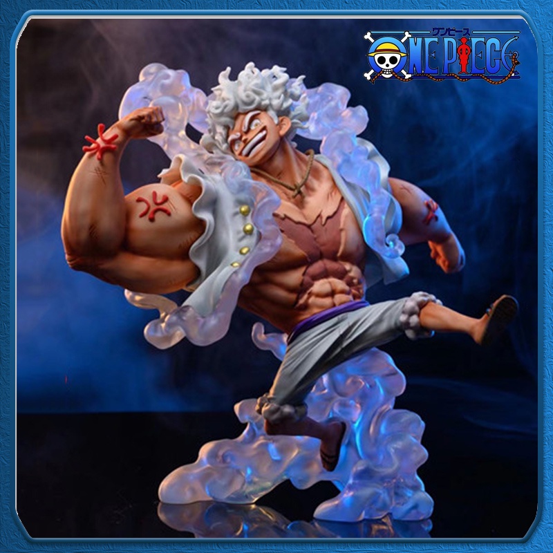 Mainan Action Figure Model Anime One Piece Luffy Gear 5 Hercules Nika Luffy Sun God 19cm Bahan PVC Untuk Hadiah Anak