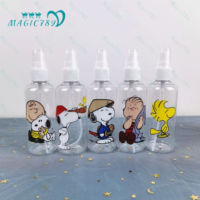 Magic789 100ML Plastic Snoopy Spray Bottle Cute Cartoon Travel Size Bottles