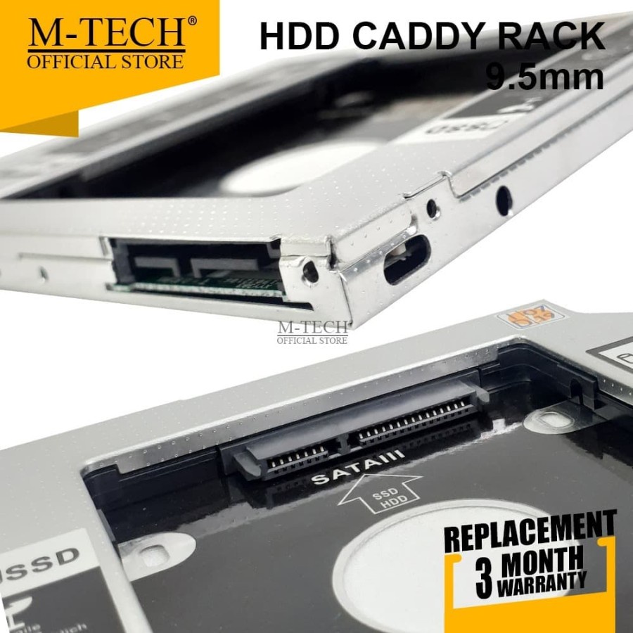 Second HDD Caddy 2,5&quot; (9mm) alumenium