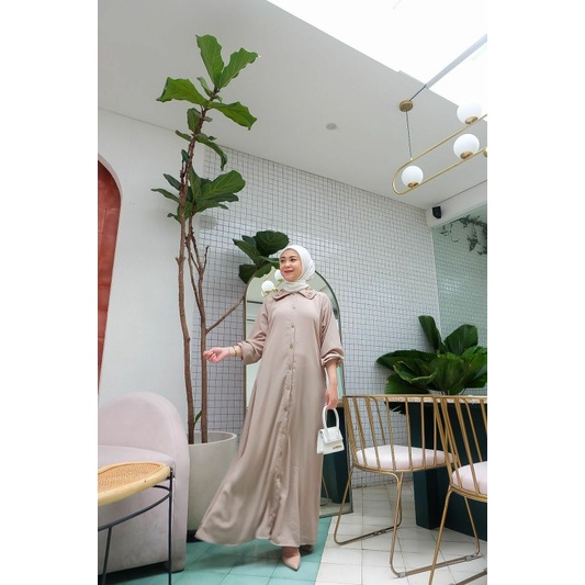 Citra Maxy, GAMIS WANITA MUSLIM CANTIK FIT XXL LD 110 BAHAN KATUN CRINCLE MIX BORDIR TERMURAH KEKINIAN OOTD