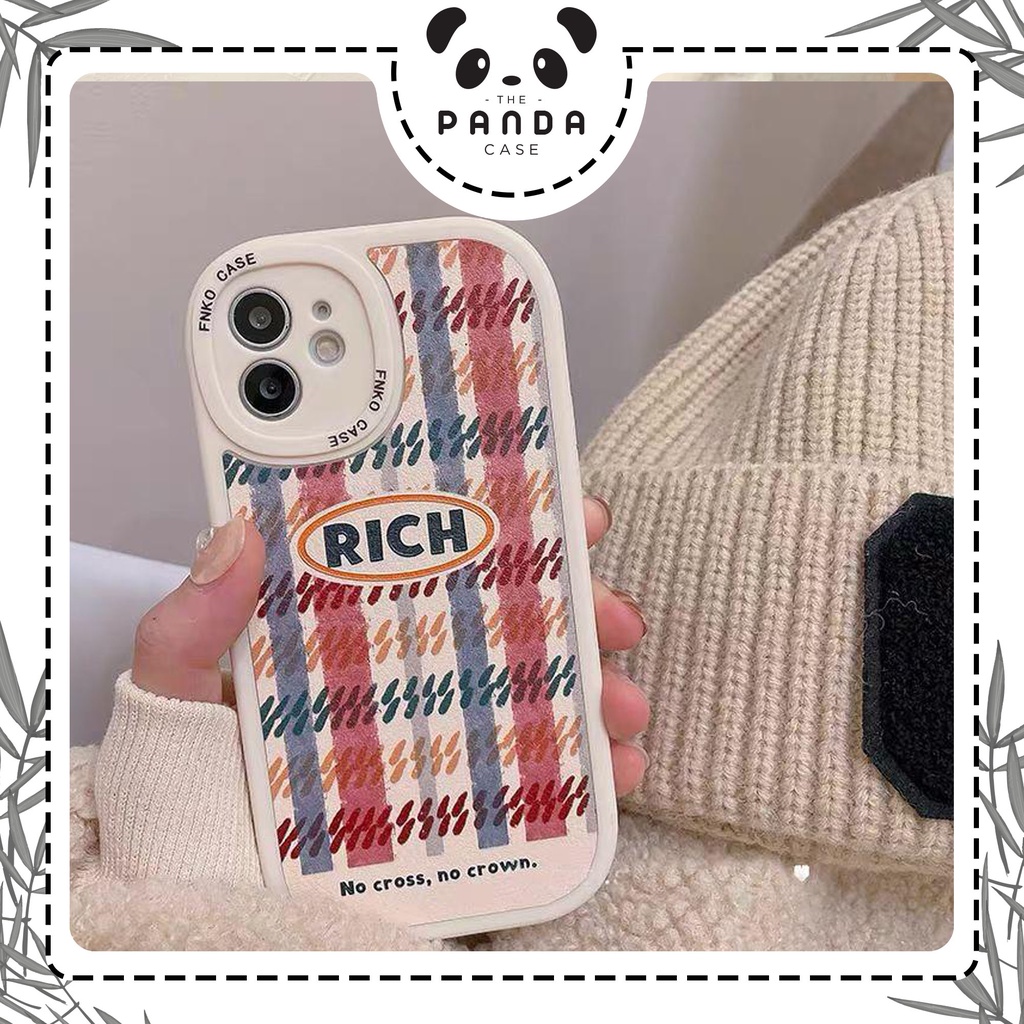 [TPC] Phone Case IPHONE 6 6S 7 8 PLUS X XS MAX XR 11 12 13 PRO MAX White Rich Casing Lucu Korean IP025