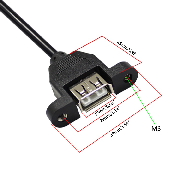 Btsg 5Pin Dupont- Ke 2.54 Kabel Kop USB Motherboard Komputer Built In Shileded Cord 5Pin 0.for 0.5M 1M