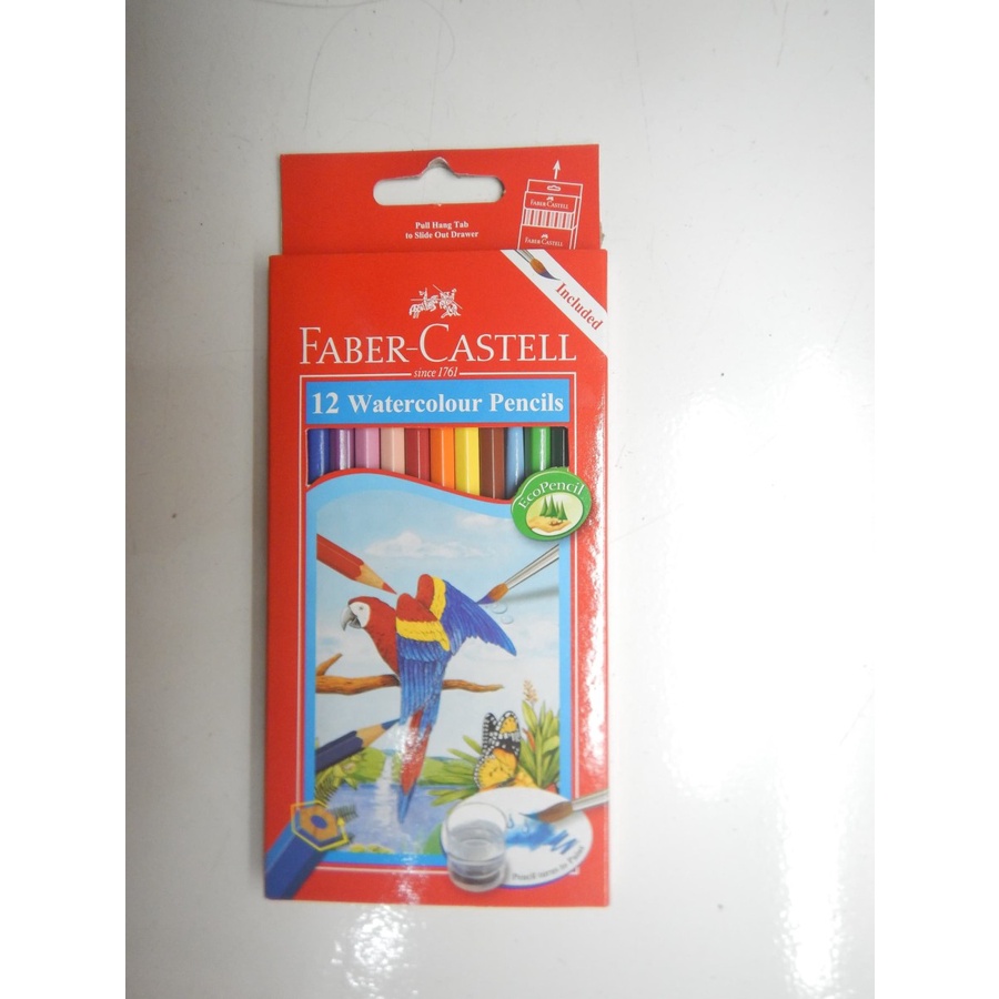 

PENSIL WARNA / COLOUR PENCILS WC-12 WATERCOLOUR FABER CASTELL