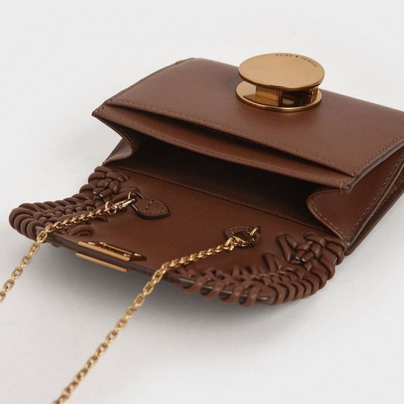 CK Stitch-Trim Short Wallet