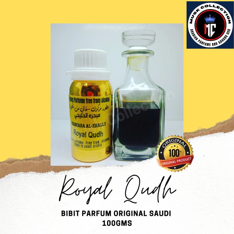 Bibit Parfum Minyak Wangi Arab Saudi Original Royal Oudh By Mabhara Al Khaliji 100ml