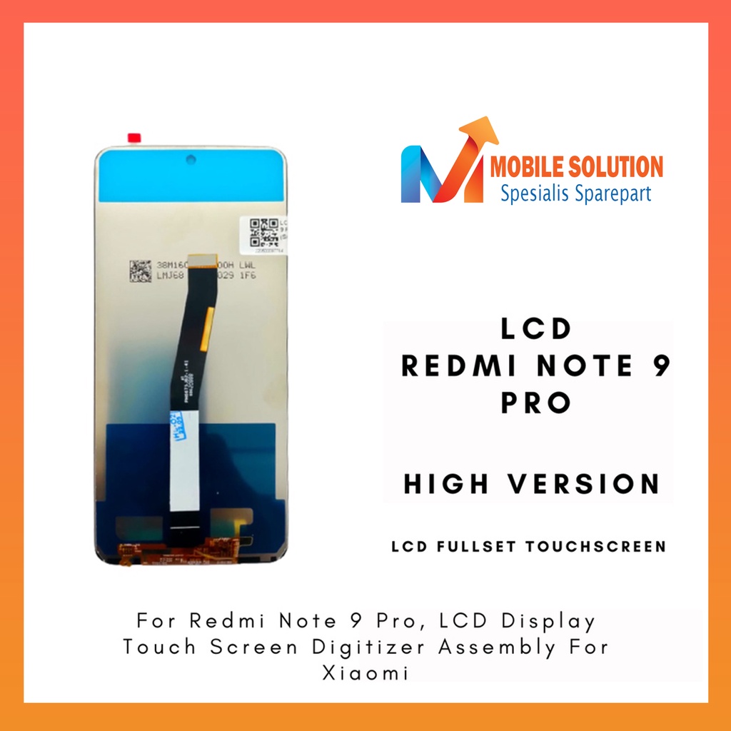 Grosir LCD Xiaomi Redmi Note 9 Pro ORIGINAL 100% Fullset Touchscreen Garansi 1 Bulan + Packing / Bubbel