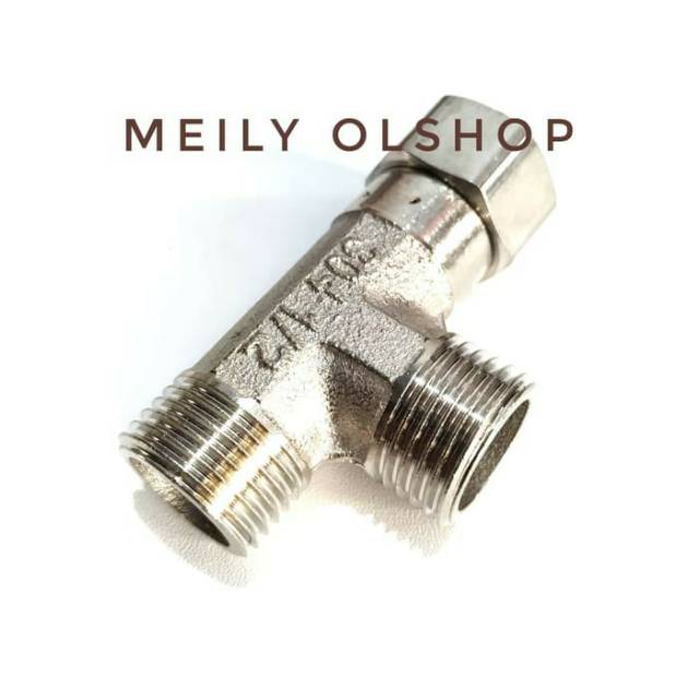 Nepel Tee + Mur/ Nepel T Stainless 304/ Nepel Tee Drat Luar Dalam