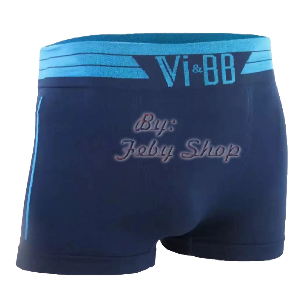 VIBB Celana Dalam Boxer Pria Anti Slip Tanpa Jahitan