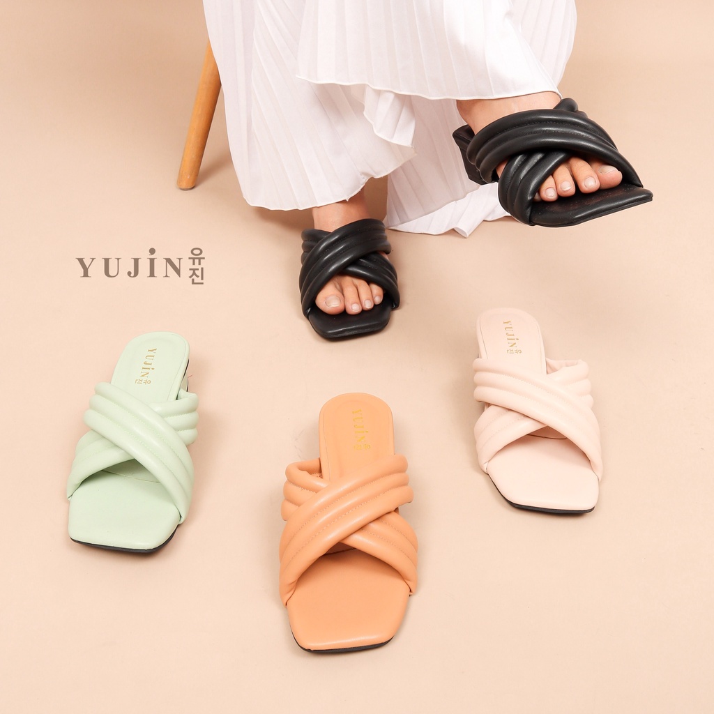 YUJIN Sandal Heels Wanita Harumi Korean Style Sandals