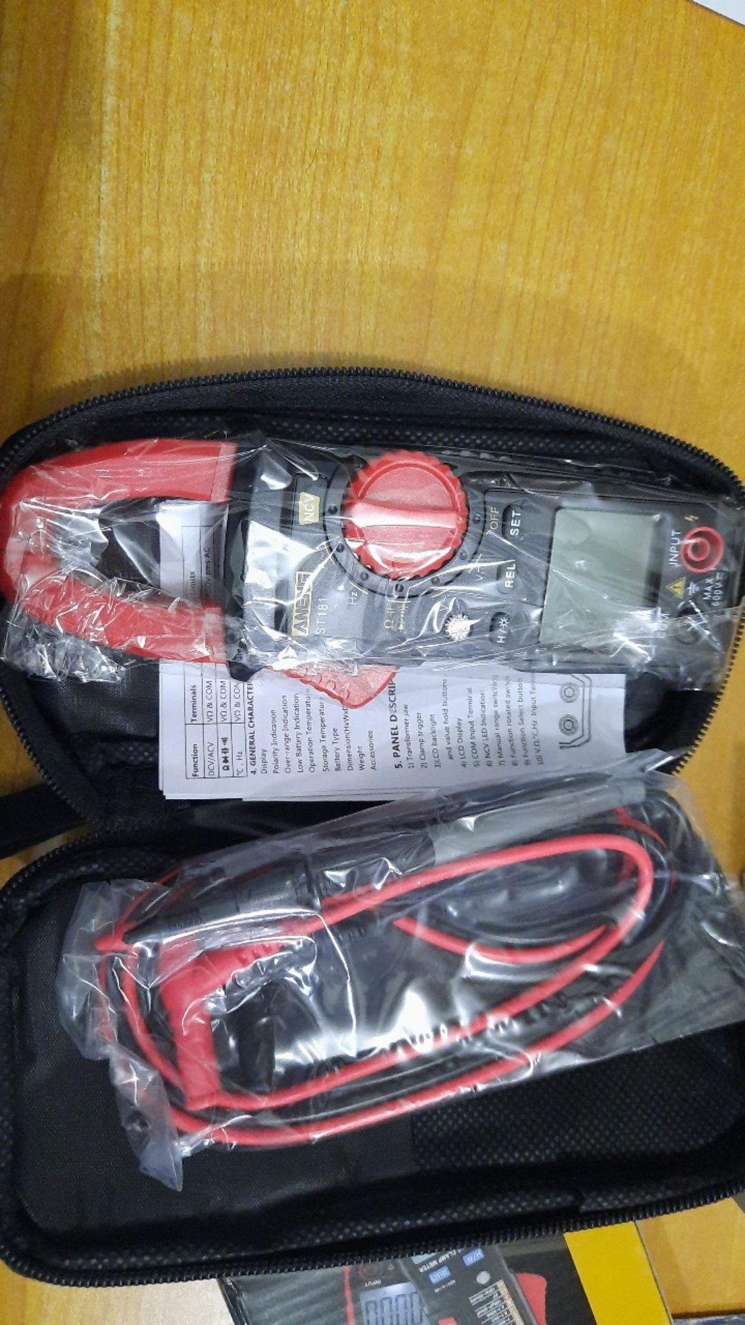 Cust Aneng St181 4000 Counts Digital Ac Current Clamp Meter 400a Automatic Range Multimeter With Backlight Voltage Meter Clamp Gauge Ncv Test Clamp Ammeter Universal Meter Tester Measuring Capacitance/ Diode / Ac Current / Ac/dc Voltage / Resistance