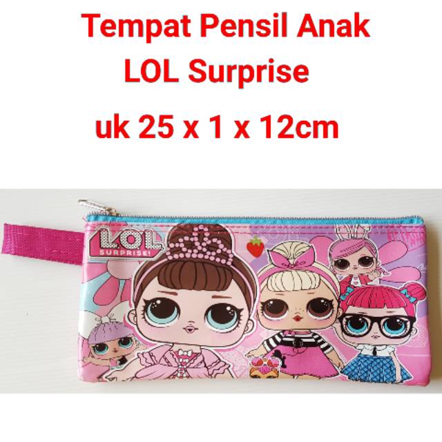 

Tempat Pensil - Kotak Pensil Resleting LOL Surprise - Pencil Case LOL