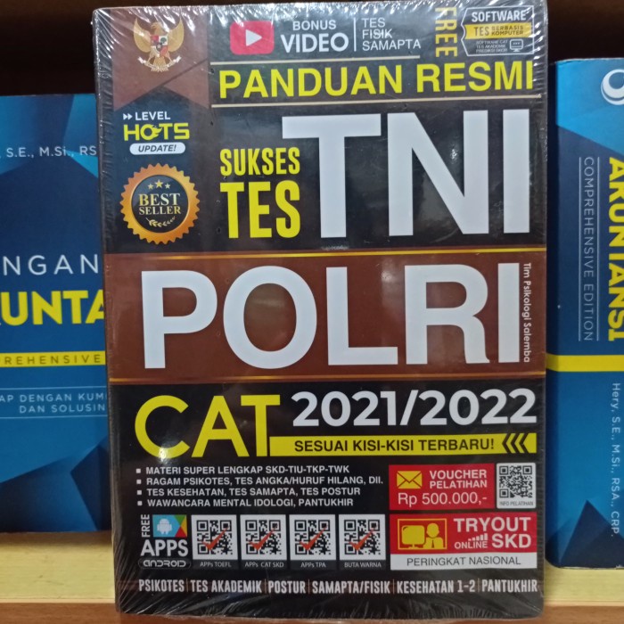 BAYAR DITEMPAT BUKU PANDUAN RESMI SUKSES TES TNI POLRI CAT