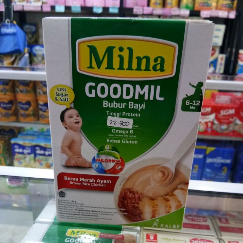 MILNA GOODMIL BUBUR BAYI 6-12 120G