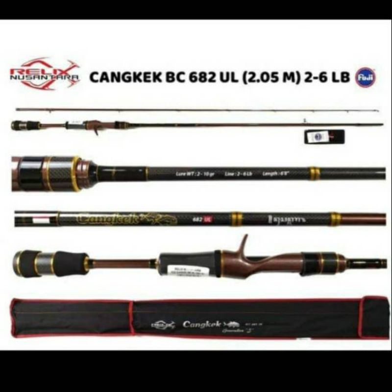Cangkek 682UL BC Gen S Relix Nusantara Ultralight