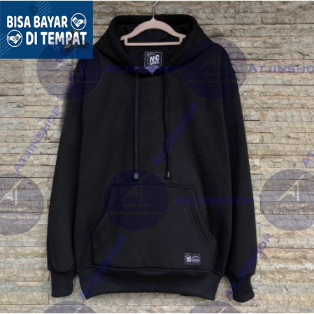 Jaket Sweater Hoodie Polos Cowok Cewek Atjin Original