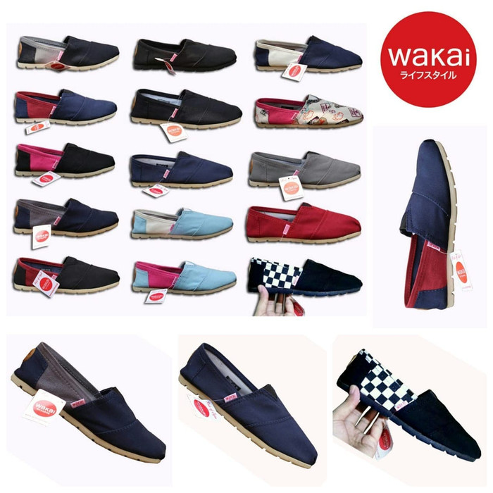 SEPATU WAKAI GRADE ORIGINAL PRIA DAN WANITA
