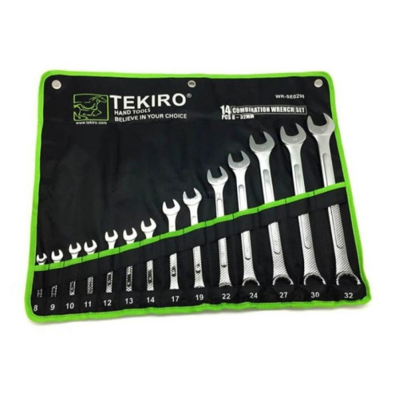 TEKIRO KUNCI RING PAS SET 14PCS 8-32MM