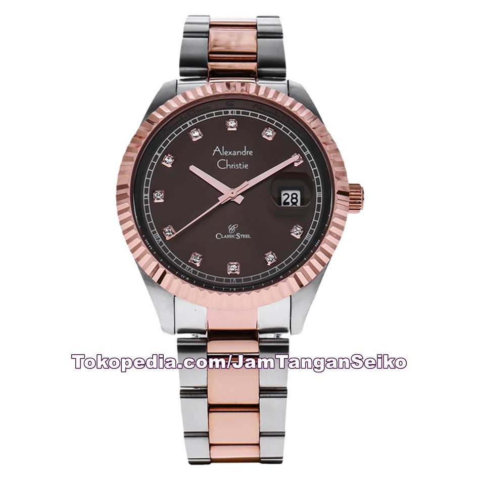 Jam Tangan Pria Alexandre Christie AC 5003 MD BTRBO Original Stainless